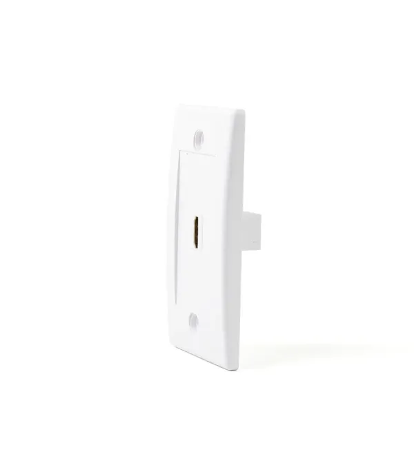 FacePlate HDMI - Wallplated - Placa de Pared con Conector HDMI  Hembra Lancom WP-HD01