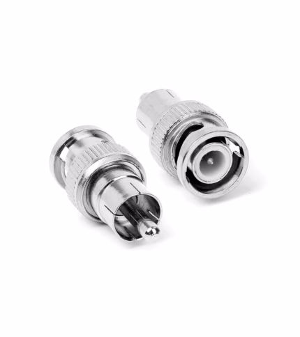 Adaptador BNC a RCA | BNC Macho a RCA Macho ADP-C13, Convertidor BNC macho a RCA macho