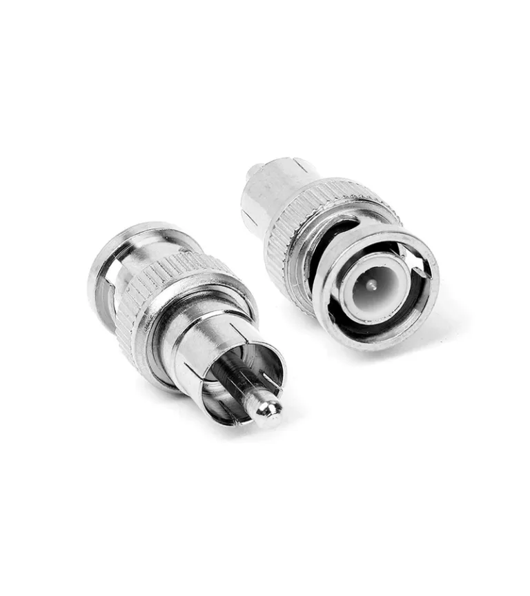 Adaptador BNC a RCA | BNC Macho a RCA Macho ADP-C13, Convertidor BNC macho a RCA macho