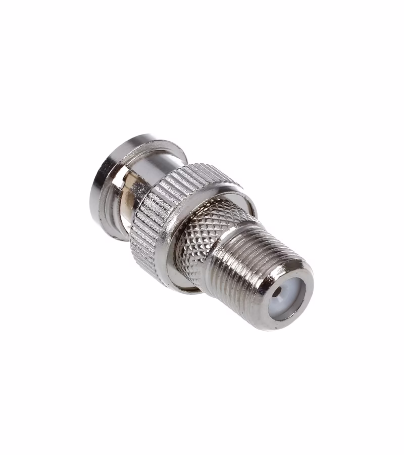 Adaptador BNC Macho a Coaxial Tipo F Hembra | High Full Max ZZ YKZ PB JF
