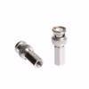 Conector BNC macho a Coaxial RG rosca a presión