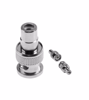 Adaptador BNC Macho a RCA Hembra HFM ZZ A  A