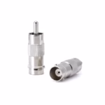 Conector BNC hembra a RCA Macho, Adaptador BNC F a RCA M MaxCable B-162-ST100