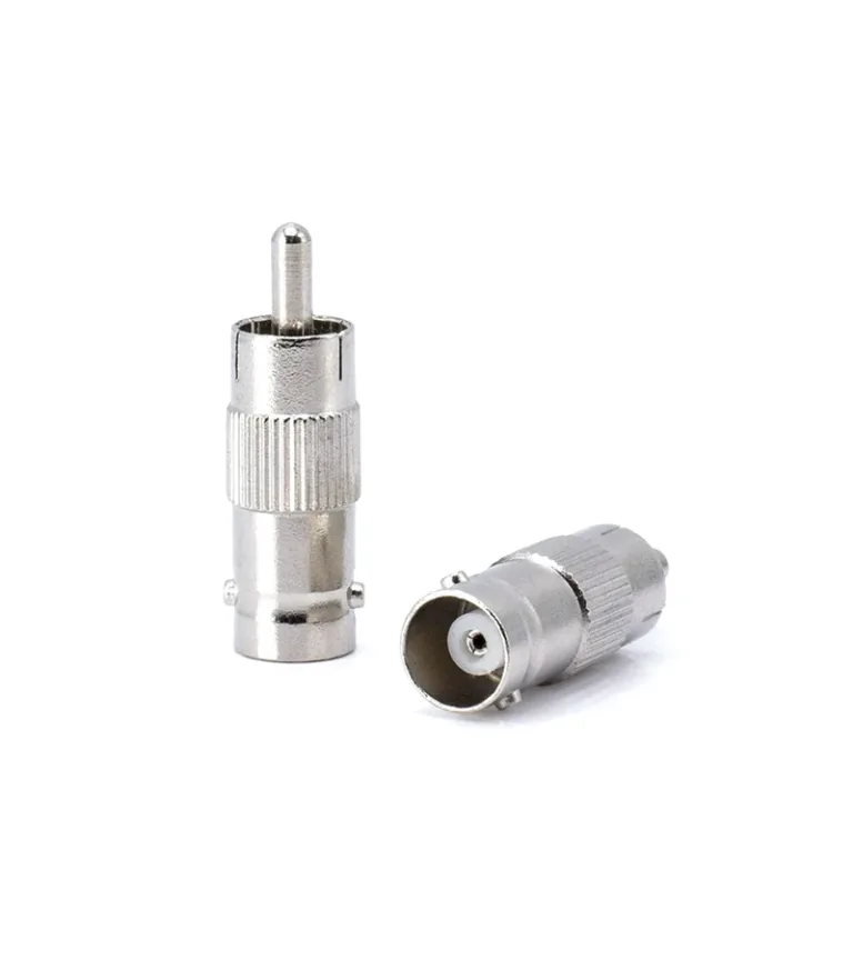Conector BNC hembra a RCA Macho, Adaptador BNC F a RCA M MaxCable B-162-ST100