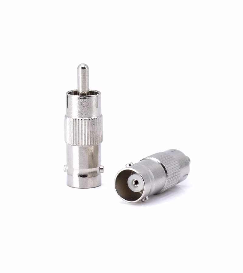 Conector BNC hembra a RCA Macho Adaptador BNC F a RCA M MaxCable B  ST