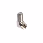Conector Coaxial F Macho a Empalme Coaxial RG6 tipo F Hembra, Codo Coaxial para Antena