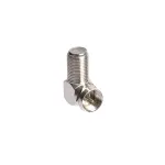 Conector Coaxial F Macho a Empalme Coaxial RG6 tipo F Hembra, Codo Coaxial para Antena