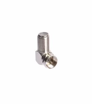 Conector Coaxial F Macho a Empalme Coaxial RG6 tipo F Hembra, Codo Coaxial para Antena