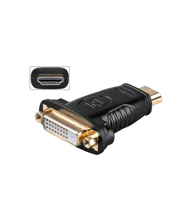 Adaptador DVI 24+1 Hembra a HDMI Macho HP-HDMI4-FM
