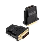 Adaptador DVI a HDMI, Conector DVI-D macho a HDMI Hembra DVI-HDMI-S