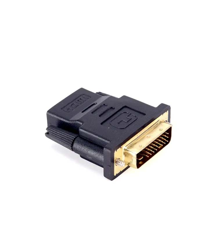 Adaptador DVI a HDMI, Conector DVI-D macho a HDMI Hembra DVI-HDMI-S