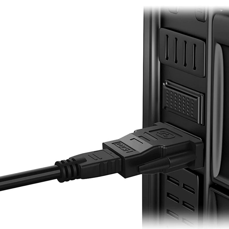 Adaptador DVI a HDMI, Conector DVI-D macho a HDMI Hembra DVI-HDMI-S