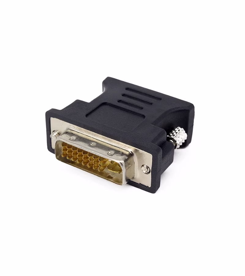 Adaptador DVI a VGA   Color Negro   Trautech PE AN
