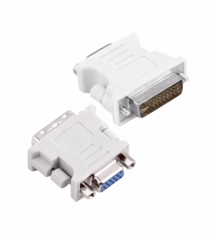 Adaptador DVI DigitalAnálogo Macho a VGA DB Hembra Convertidor DVI Macho a VGA Hembra