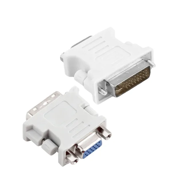 Adaptador DVI Digital/Análogo Macho a VGA DB15 Hembra, Convertidor DVI Macho a VGA Hembra