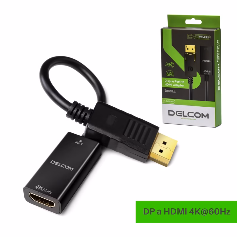 Adaptador DisplayPort a HDMI K Delcom DL DADP