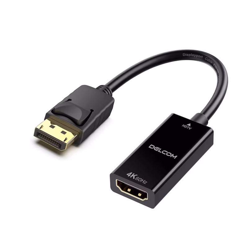 Adaptador DisplayPort a HDMI 4K 60Hz Delcom DL-DADP006_____02 Adaptador DisplayPort a HDMI K Delcom DL DADP