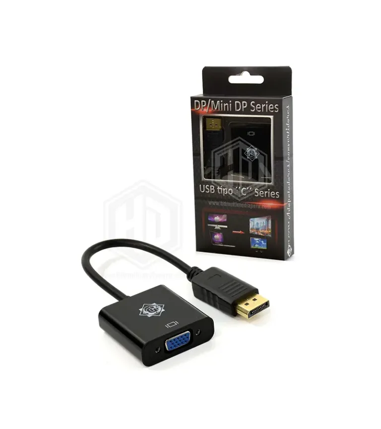 Adaptador DisplayPort a VGA Delcom DADP004, Convertidor DisplayPort a VGA | FullHD 1080p | Delcom | DADP004