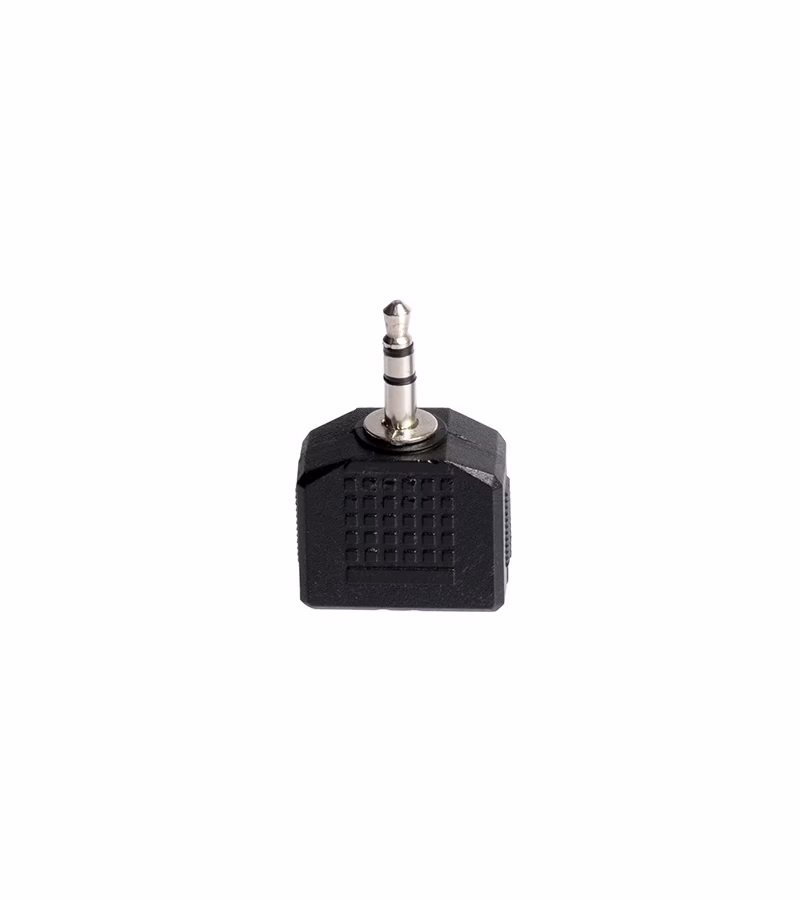 Conector Miniplug Estéreo Macho a  MiniPlug Estéreo Hembra Splitter de Audio Jack mm Estéreo High Full Max ZZ A 