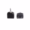 Adaptador MiniPlug Estéreo a  Miniplug Hembra HFM ZZ A