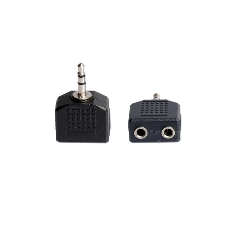 Adaptador MiniPlug Estéreo a 2 Miniplug Hembra HFM ZZ-A-0794 Conector MiniPlug a 2 MiniPlug Estéreo Hembra, Adaptador Splitter de Audio, Splitter de Audio 3.5mm High Full Max ZZ-A-0794