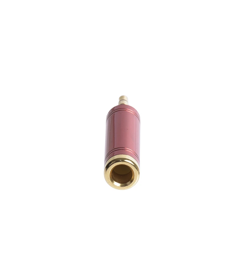 Convertidor MiniPlug Estéreo a Plug Estéreo hembra ADP-MP35, Adaptador Jack 6.3mm hembra a MiniPlug 3.5mm Macho Gold Plated