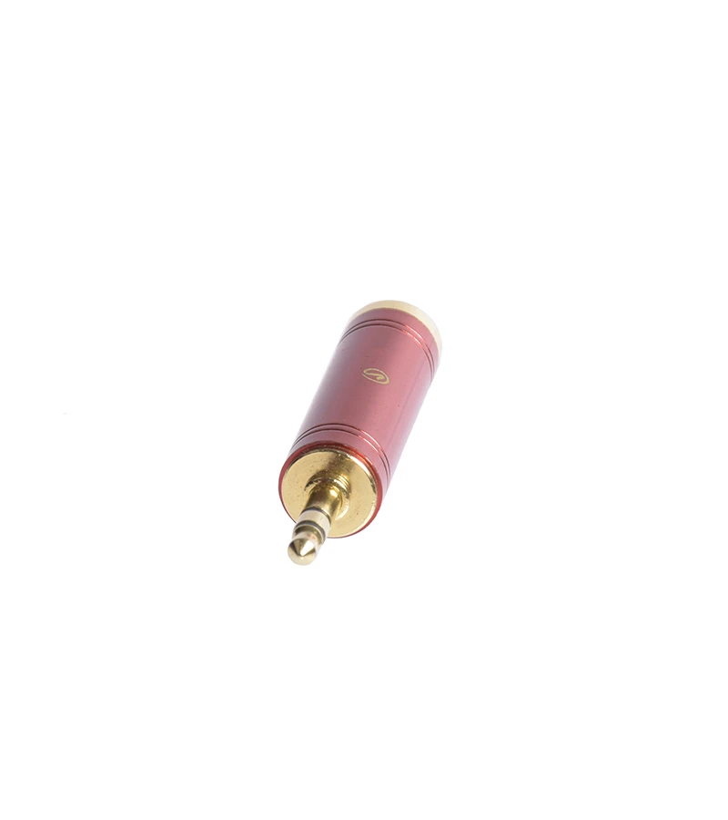 Convertidor MiniPlug Estéreo a Plug Estéreo hembra ADP-MP35, Adaptador Jack 6.3mm hembra a MiniPlug 3.5mm Macho Gold Plated