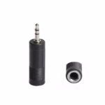 Adaptador MiniPlug Estéreo 3.5mm Macho a Conector Plug Jack 1/4" Hembra