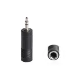 Adaptador MiniPlug Estéreo 3.5mm Macho a Conector Plug Jack 1/4" Hembra