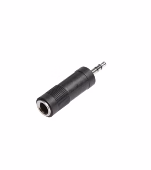 Adaptador MiniPlug Estéreo 3.5mm Macho a Conector Plug Jack 1/4" Hembra