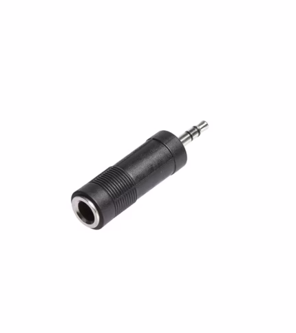 Adaptador MiniPlug Estéreo 3.5mm Macho a Conector Plug Jack 1/4" Hembra