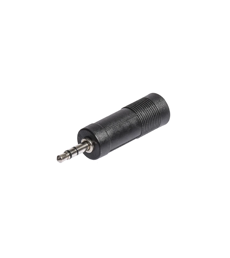 Adaptador MiniPlug Estéreo 3.5mm Macho a Conector Plug Jack 1/4" Hembra