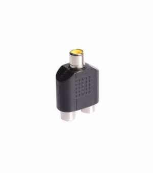 Adaptador RCA a 2 RCA Hembra - Conector de Audio ADP-RH2R