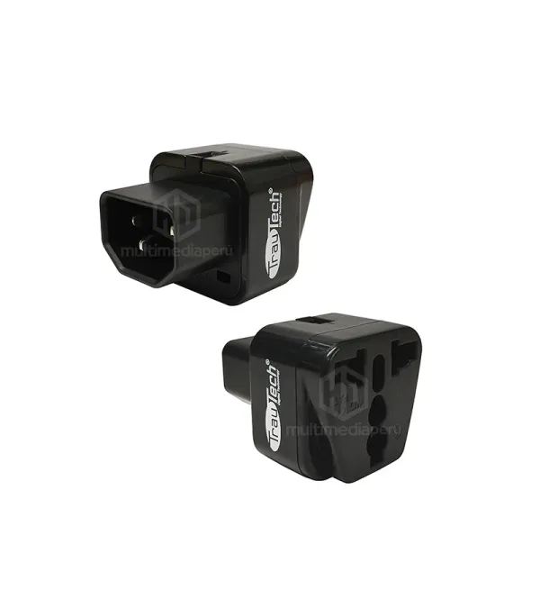 Adaptador de Enchufe para UPS, NEMA a C14 Hembra - Trautech PE-AD0496