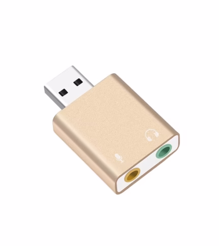USB 2.0 a Audio - Micrófono y Auricular con Sonido Virtual 7.1 - American NET GP-215(7.10)M