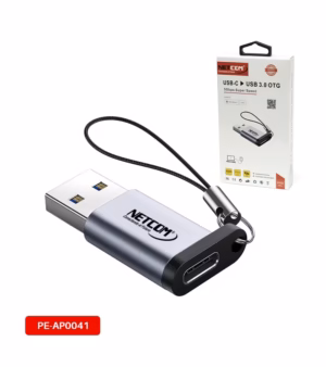 Adaptador USB Tipo C Hembra a USB 3.0 Netcom PE-AP0041