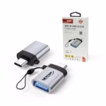 Adaptador USB C OTG - Netcom PE-AP0040 Adaptador USB Hembra a USB Tipo C Macho, USB C OTG Netcom PE-AP0040