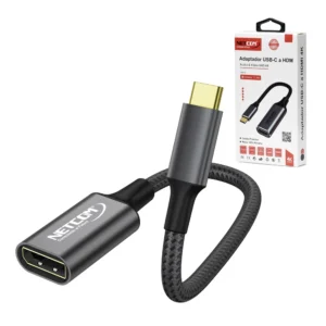 Adaptador USB C a HDMI 4K Netcom PE-TA0091 Cable Adaptador USB C a HDMI 4K Netcom PE-TA0091: Disfruta de imágenes 4K en tu televisor o monitor