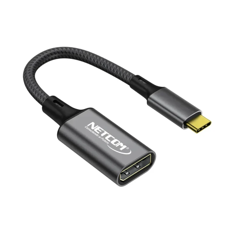 Adaptador USB C a HDMI 4K Netcom PE-TA0091 Cable Adaptador USB C a HDMI 4K Netcom PE-TA0091: Disfruta de imágenes 4K en tu televisor o monitor