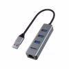 USB  a Hub USB  Rj Lan Ethernet Gigabit Netcom PE TA Cable Adaptador USB LAN Rj con  Puertos USB 