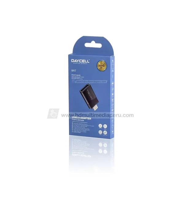 Adaptador USB OTG Lightning para Iphone Daycell UA17