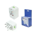 Adaptador Enchufe Universal para Viajero - Trautech PE-UP0020 Adaptador Viajero con Enchufe Universal - Trautech PE-UP0020, Adaptador de Enchufe para viajero con toma universal - Trautech PE-UP0020