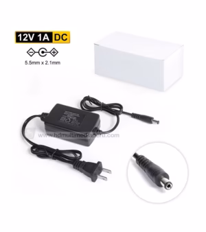 Adaptador de 12V 1A  FT-CAM12v1A, Adaptador Switching Regulado de 12V DC 1A