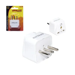 Adaptador de Enchufe 3 en Línea a Universal Opalux OP-603-L Enchufe 3 en Linea a Toma Universal - Opalux OP-603-L, Adaptador de Enchufe Tipo L a Toma Universal, Adaptador Universal 3 en Línea