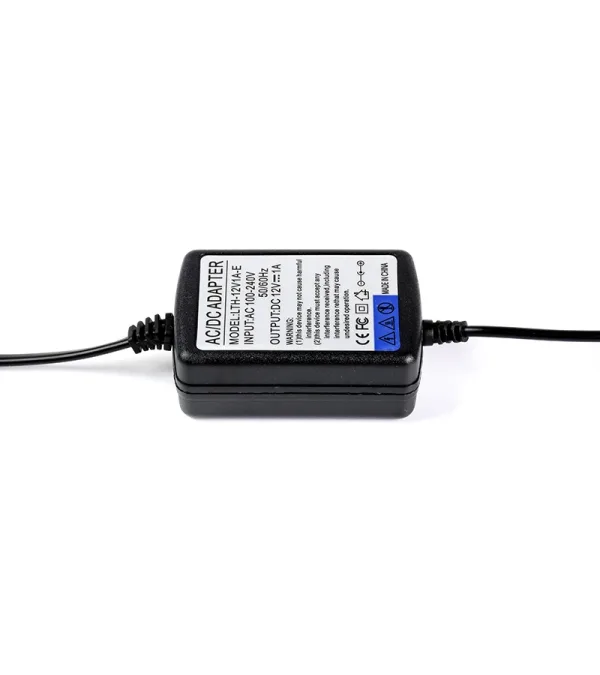 Transformador de 12v 1A para cámara de Seguridad - Lontech LTH-12V1A-E