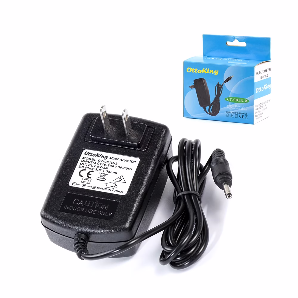 Adaptador de Voltaje v A OttoKing CT B  Adaptador de Voltaje Regulado de V A con Punta xmm Transformador para Cámara IP de V A