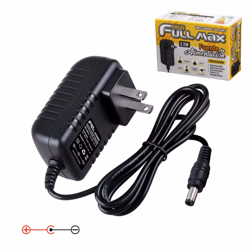 Adaptador de Voltaje V A con Polaridad Invertida