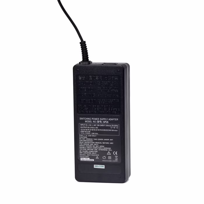 Adaptador de Voltaje Inteligente SP  Transformador Multivoltaje con Puntas intercambiables para Laptop Equipos eléctrónicos desde vvvvvvvvvvv SP
