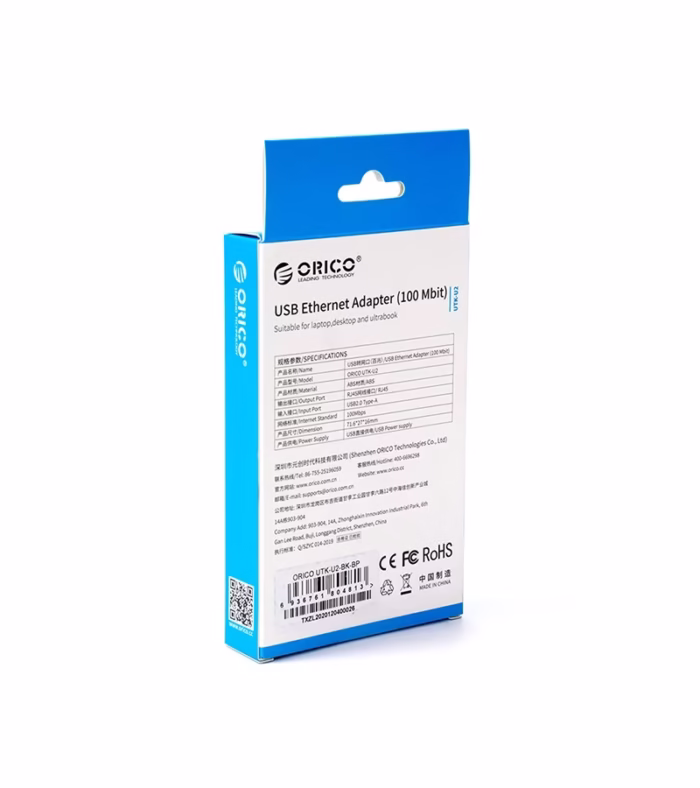 Adaptador Convertidor USB a RED Rj Hembra Mbps   Orico UTK U