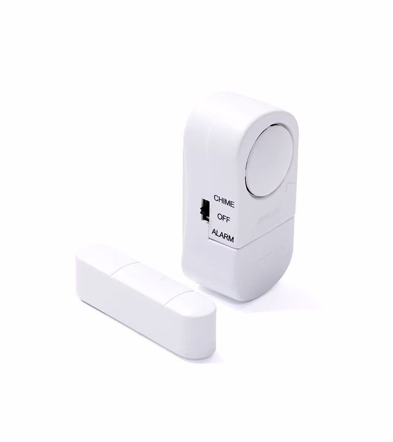 Sensor Magnético con Alarma para Puertas y Ventanas Sensor Magnético para Ventana Sensor Magnético Sonoro para Puertas y Ventanas   Opalux OP A